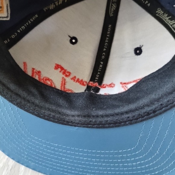 Mitchell & Ness Navy and Blue Oklahoma City Thunder Hat - Picture 14 of 15